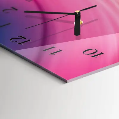 Moderne wanduhr vertikal Abstrakte Linien
