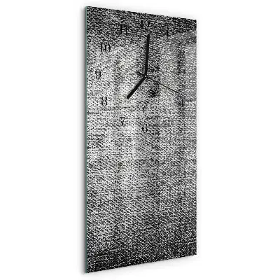Moderne wanduhr vertikal Material