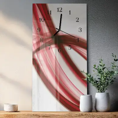 Vertikale Uhr Abstrakte Linien