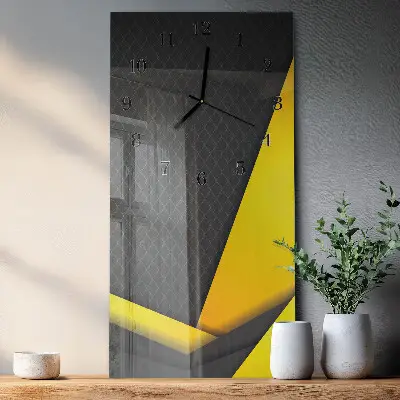 Moderne wanduhr vertikal Abstraktion