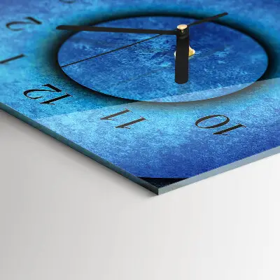 Vertikale glas wanduhr Die Kunst der Räder