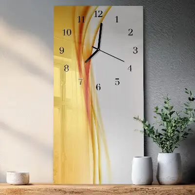Wanduhr mit motiv vertikal Muster