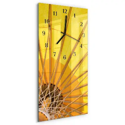 Moderne wanduhr vertikal Regenschirm