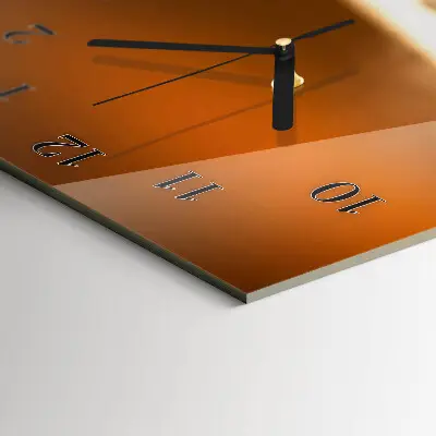 Wanduhr mit motiv vertikal Kaffeebohnen