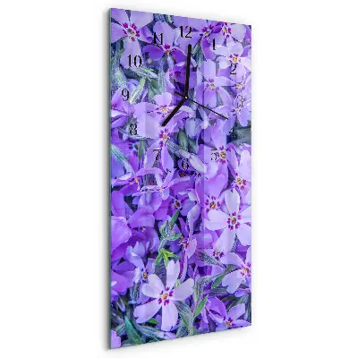 Vertikale Uhr Blumen