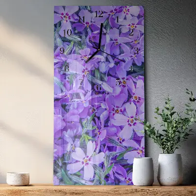 Vertikale Uhr Blumen