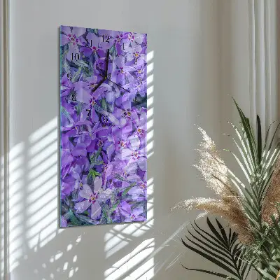 Vertikale Uhr Blumen