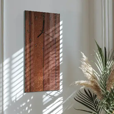 Wanduhr mit motiv vertikal Holz