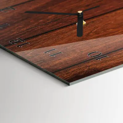 Wanduhr mit motiv vertikal Holz