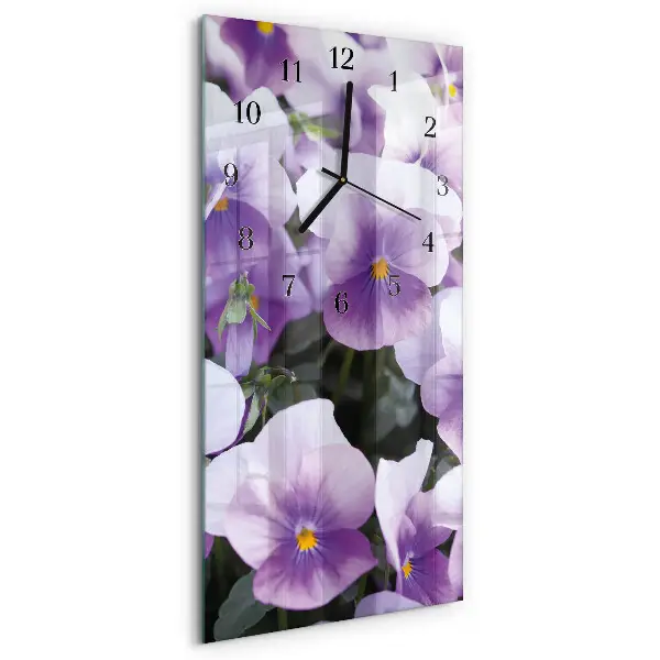 Vertikale Uhr Blumen