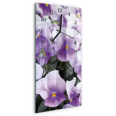 Vertikale Uhr Blumen
