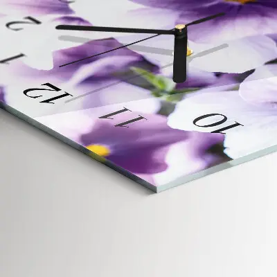 Vertikale Uhr Blumen