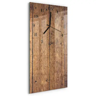 Wanduhr mit motiv vertikal Holz
