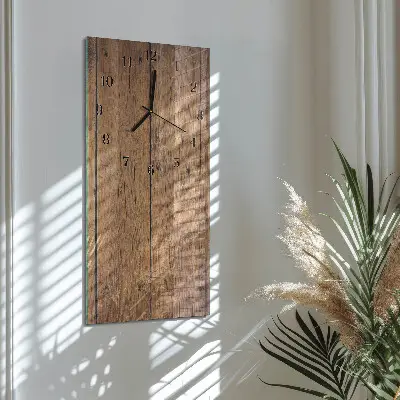 Wanduhr mit motiv vertikal Holz