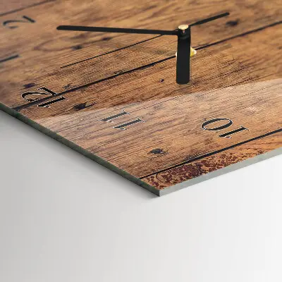Wanduhr mit motiv vertikal Holz
