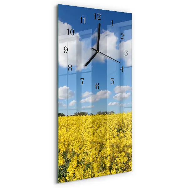 Moderne wanduhr vertikal Feld