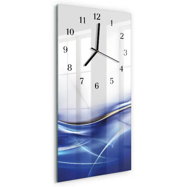 Wanduhr design ausgefallen vertikal Abstrakte Linien