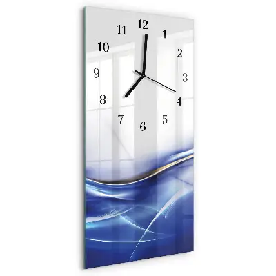 Wanduhr design ausgefallen vertikal Abstrakte Linien