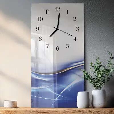 Wanduhr design ausgefallen vertikal Abstrakte Linien