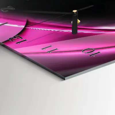 Wanduhr design ausgefallen vertikal Abstrakte Linien