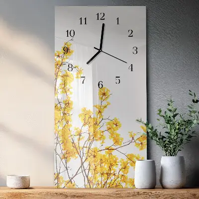 Wanduhr design ausgefallen vertikal Baum