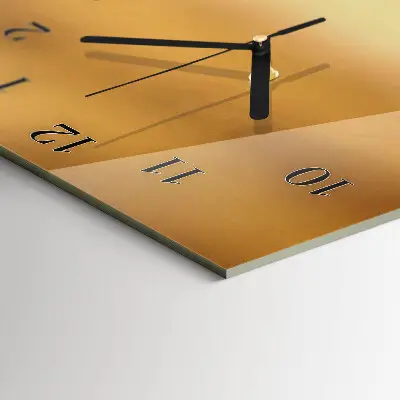 Moderne wanduhr vertikal Bohnen