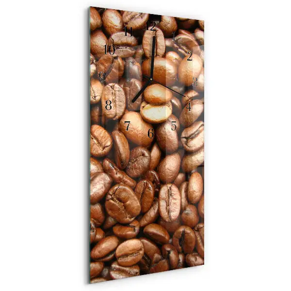 Vertikale Uhr Kaffeebohnen