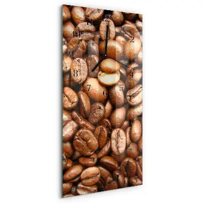 Vertikale Uhr Kaffeebohnen