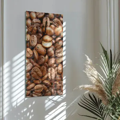 Vertikale Uhr Kaffeebohnen