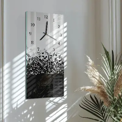 Moderne wanduhr vertikal Abschlüsse