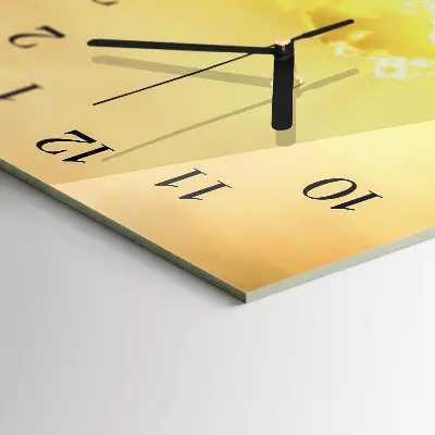Wanduhr mit motiv vertikal Maisfeld