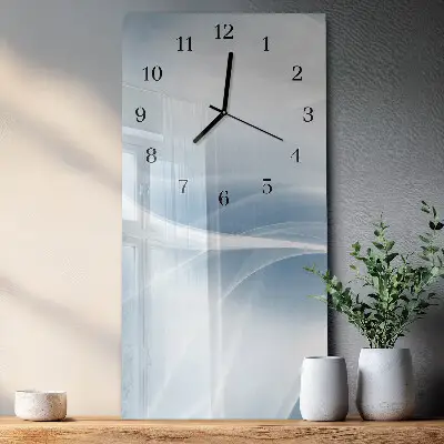 Wanduhr mit motiv vertikal Abstrakte Linien