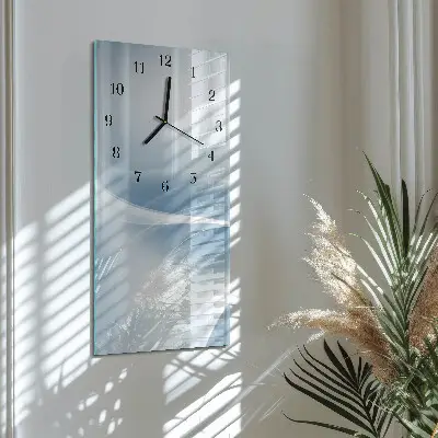 Wanduhr mit motiv vertikal Abstrakte Linien