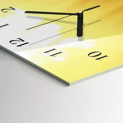 Moderne wanduhr vertikal Becher