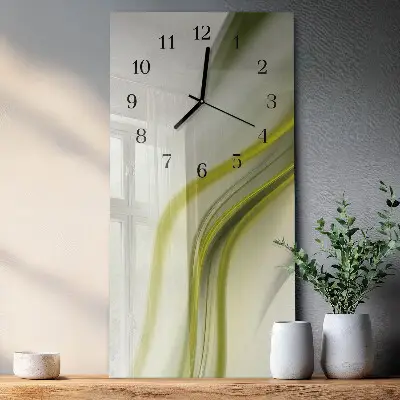 Vertikale Uhr Abstrakte Linien