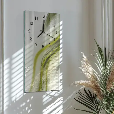 Vertikale Uhr Abstrakte Linien