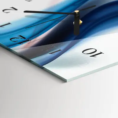 Wanduhr design ausgefallen vertikal Abstrakter Rauch