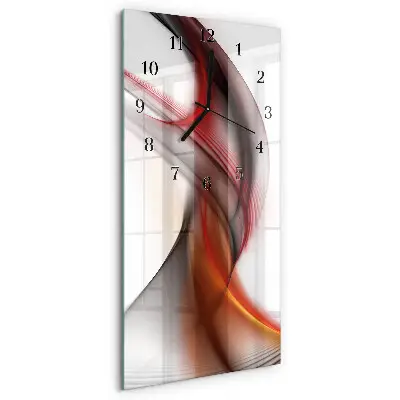 Vertikale Uhr Abstrakte Linien