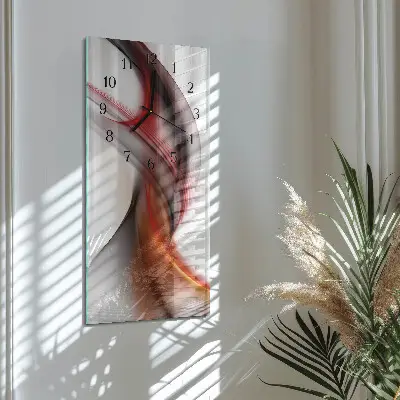 Vertikale Uhr Abstrakte Linien