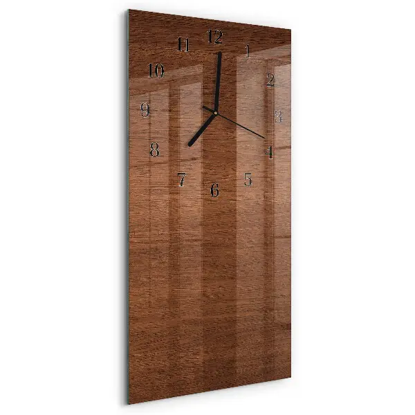 Wanduhr mit motiv vertikal Holzbretter