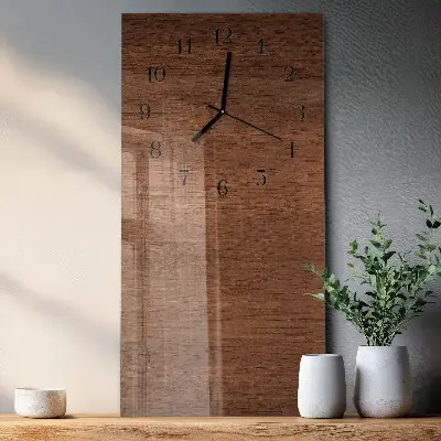 Wanduhr mit motiv vertikal Holzbretter