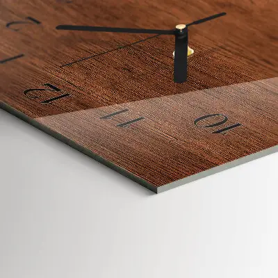 Wanduhr mit motiv vertikal Holzbretter