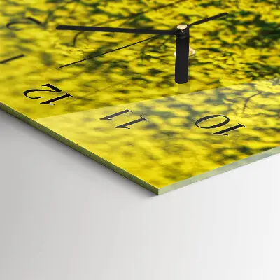 Vertikale Uhr Blumenfeld
