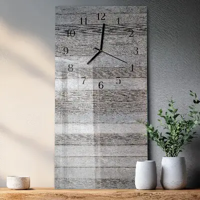 Wanduhr mit motiv vertikal Holz