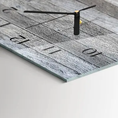 Wanduhr mit motiv vertikal Holz