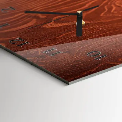 Wanduhr mit motiv vertikal Holzpaneele