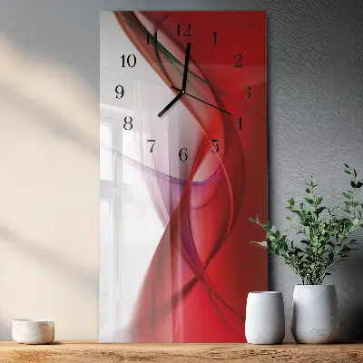 Moderne wanduhr vertikal Abstraktion