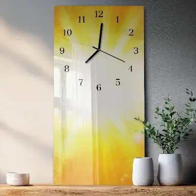 Vertikale Uhr Sonnenlicht