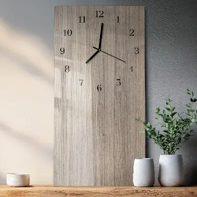 Wanduhr mit motiv vertikal Holz
