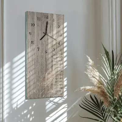 Wanduhr mit motiv vertikal Holz
